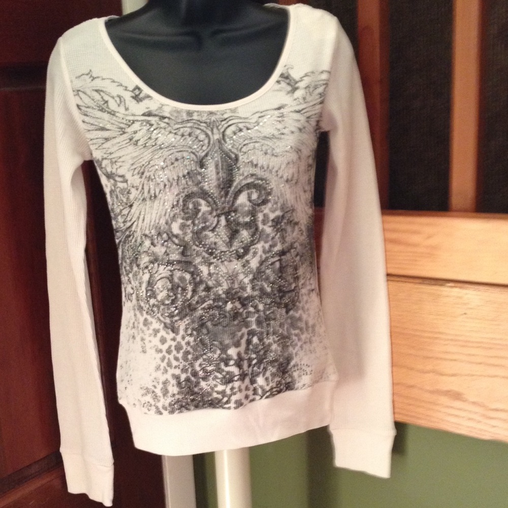 NWOT Cowgirl legend embellished long sleeve